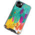 Etta Vee Turquoise Brush Stroke iPhone 13 Clear Case