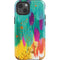 Etta Vee Turquoise Brush Stroke iPhone 13 Impact Case