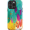 Etta Vee Turquoise Brush Stroke iPhone 13 Pro Impact Case