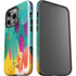 Etta Vee Turquoise Brush Stroke iPhone 13 Pro Impact Case