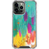 Etta Vee Turquoise Brush Stroke iPhone 13 Pro Max Clear Case