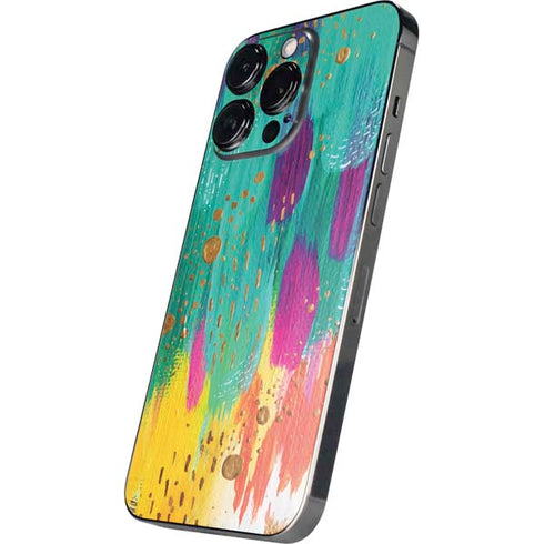 Etta Vee Turquoise Brush Stroke iPhone 13 Pro Max Skin