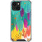 Etta Vee Turquoise Brush Stroke iPhone 14 Plus Clear Case