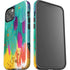 Etta Vee Turquoise Brush Stroke iPhone 14 Impact Case