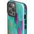 Etta Vee Turquoise Brush Stroke iPhone 14 Pro Max Impact Case