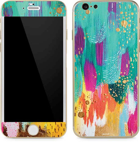 Etta Vee Turquoise Brush Stroke iPhone 6/6s Skin