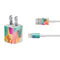Etta Vee Turquoise Brush Stroke iPhone Charger (5W USB) Skin