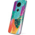 Etta Vee Turquoise Brush Stroke Moto E5 Plus Skin