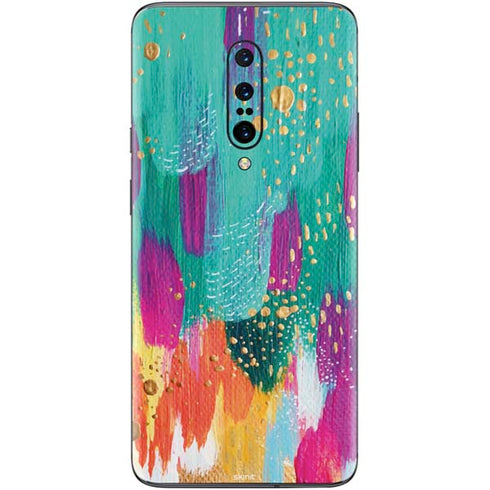 Etta Vee Turquoise Brush Stroke OnePlus 7 Pro Skin
