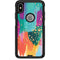Etta Vee Turquoise Brush Stroke Otterbox Commuter iPhone Skin