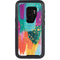 Etta Vee Turquoise Brush Stroke Otterbox Defender Galaxy Skin
