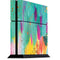 Etta Vee Turquoise Brush Stroke PS4 Console Skin
