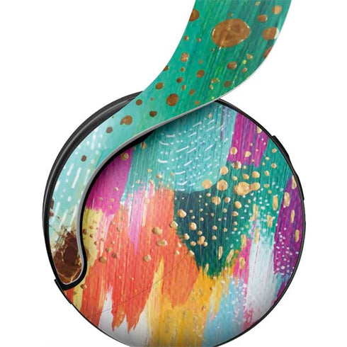 Etta Vee Turquoise Brush Stroke PULSE 3D Wireless Headset for PS5 Skin