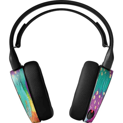 Etta Vee Turquoise Brush Stroke SteelSeries Arctis 5 Skin