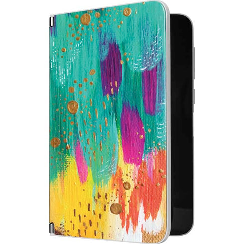 Etta Vee Turquoise Brush Stroke Surface Duo Skin