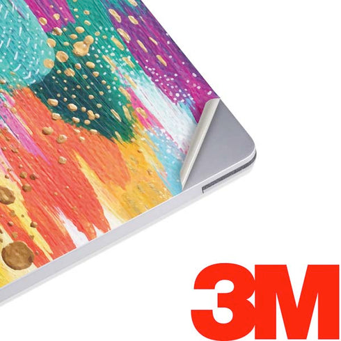 Etta Vee Turquoise Brush Stroke Surface Laptop 3 13.5in Skin