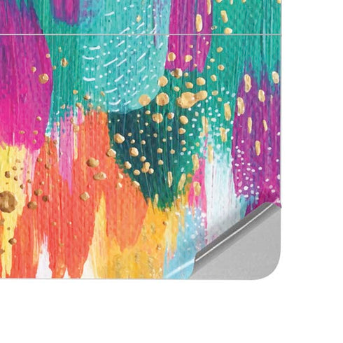 Etta Vee Turquoise Brush Stroke Surface Laptop Studio Skin