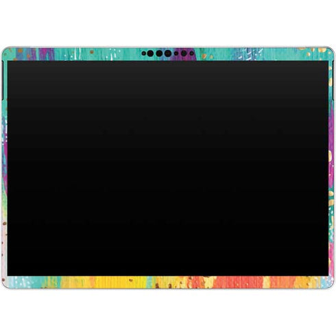 Etta Vee Turquoise Brush Stroke Surface Pro 9 Skin