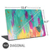 Etta Vee Turquoise Brush Stroke Universal Laptop 16.6in (13.4 x 9.7in) Skin