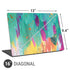 Etta Vee Turquoise Brush Stroke Universal Laptop 16in (13 x 9.4in) Skin