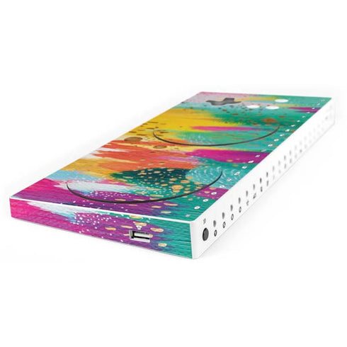 Etta Vee Turquoise Brush Stroke Xbox Adaptive Controller Skin