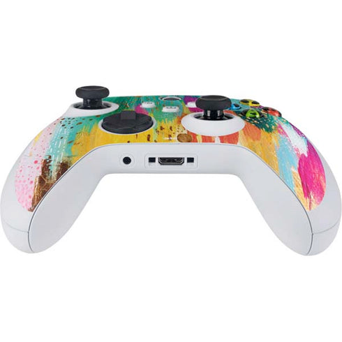 Etta Vee Turquoise Brush Stroke Xbox Series S Controller Skin