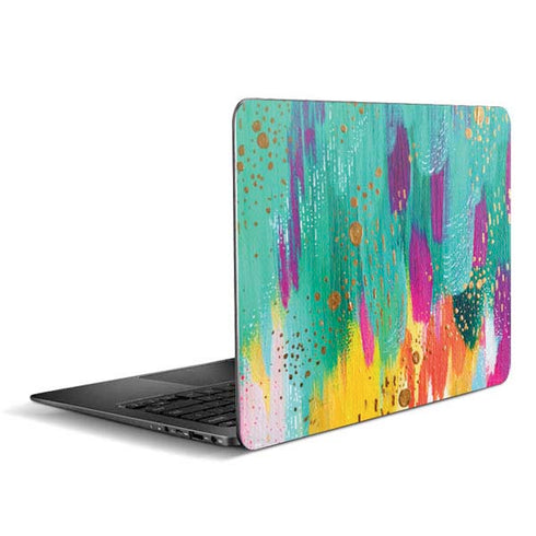 Etta Vee Turquoise Brush Stroke Zenbook UX305FA 13.3in Skin