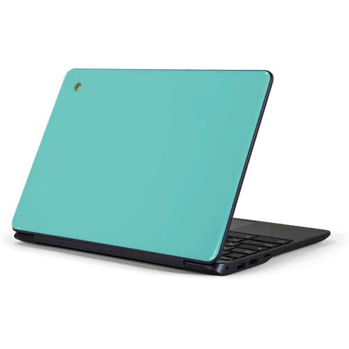 Turquoise Blue Solid Samsung Chromebook Skin