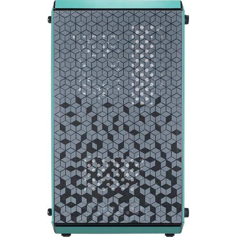 Turquoise Blue Solid Cooler Master MasterBox Q300L Mini Tower Skin