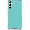 Turquoise Blue Solid Galaxy A14 5G Clear Case