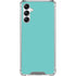 Turquoise Blue Solid Galaxy A14 5G Clear Case