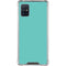 Turquoise Blue Solid Galaxy A51 5G Clear Case