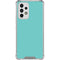 Turquoise Blue Solid Galaxy A53 5G Clear Case