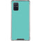 Turquoise Blue Solid Galaxy A71 5G Clear Case
