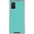 Turquoise Blue Solid Galaxy A71 5G Clear Case