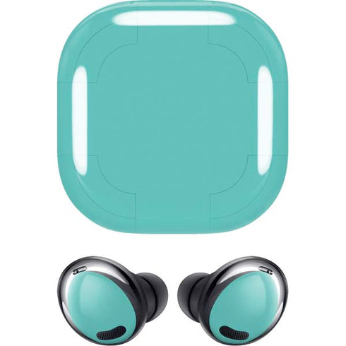 Turquoise Blue Solid Galaxy Buds Pro Skin