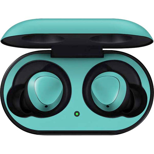 Turquoise Blue Solid Galaxy Buds Skin