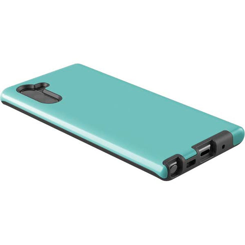 Turquoise Blue Solid Galaxy Note 10 Pro Case