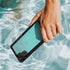 Turquoise Blue Solid Galaxy Note 10 Waterproof Case
