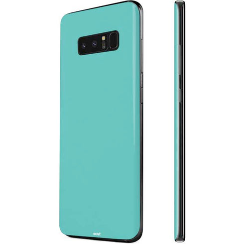 Turquoise Blue Solid Galaxy Note 8 Skin