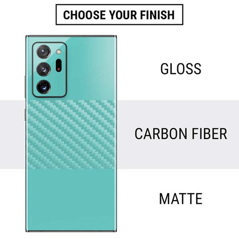 Turquoise Blue Solid Galaxy Note20 Ultra 5G Skin