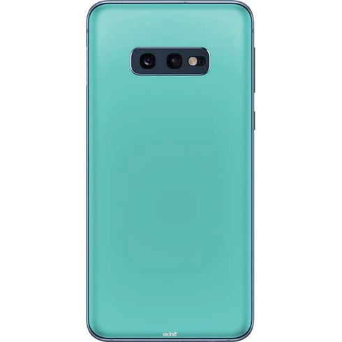 Turquoise Blue Solid Galaxy S10e Skin