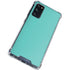 Turquoise Blue Solid Galaxy S20 FE Clear Case