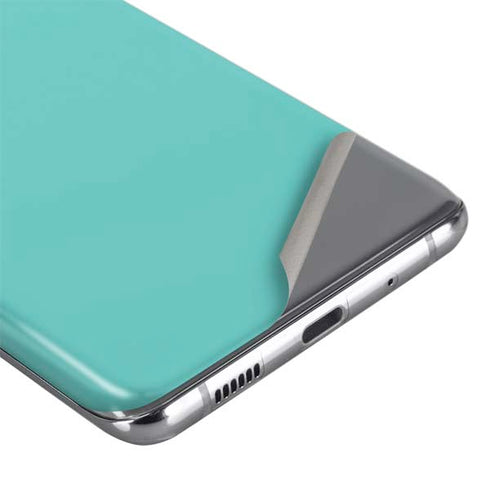 Turquoise Blue Solid Galaxy S20 Plus Skin