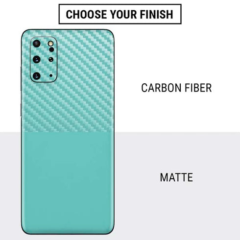 Turquoise Blue Solid Galaxy S20 Plus Skin