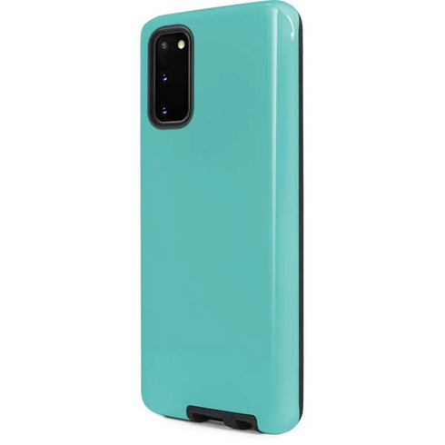 Turquoise Blue Solid Galaxy S20 Pro Case