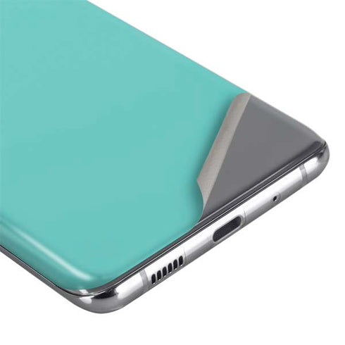 Turquoise Blue Solid Galaxy S20 Skin