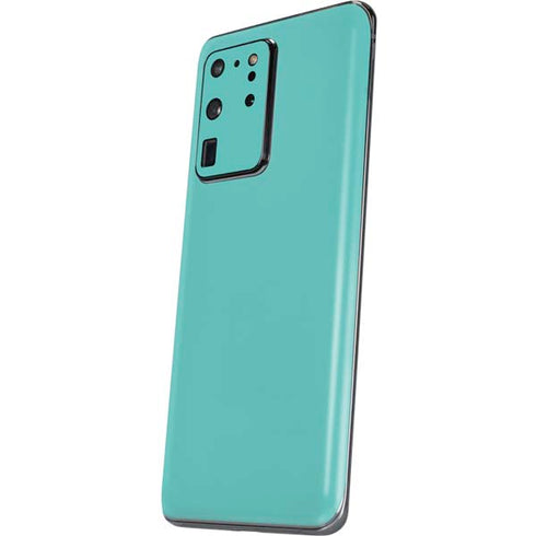 Turquoise Blue Solid Galaxy S20 Ultra 5G Skin
