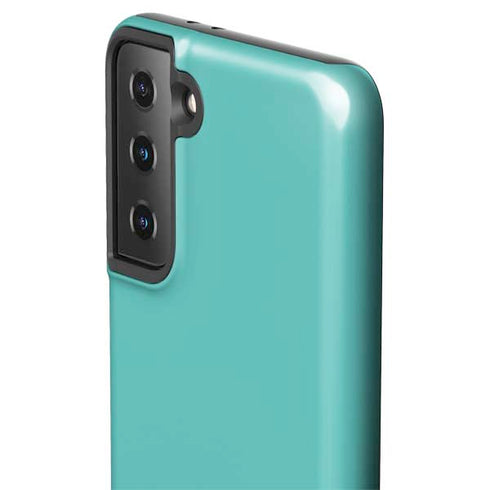 Turquoise Blue Solid Galaxy S21 Plus 5G Pro Case