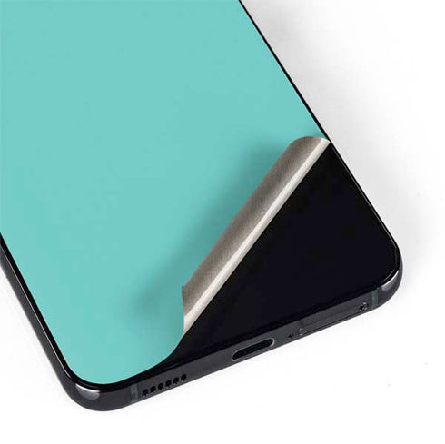 Turquoise Blue Solid Galaxy S22 Plus Skin